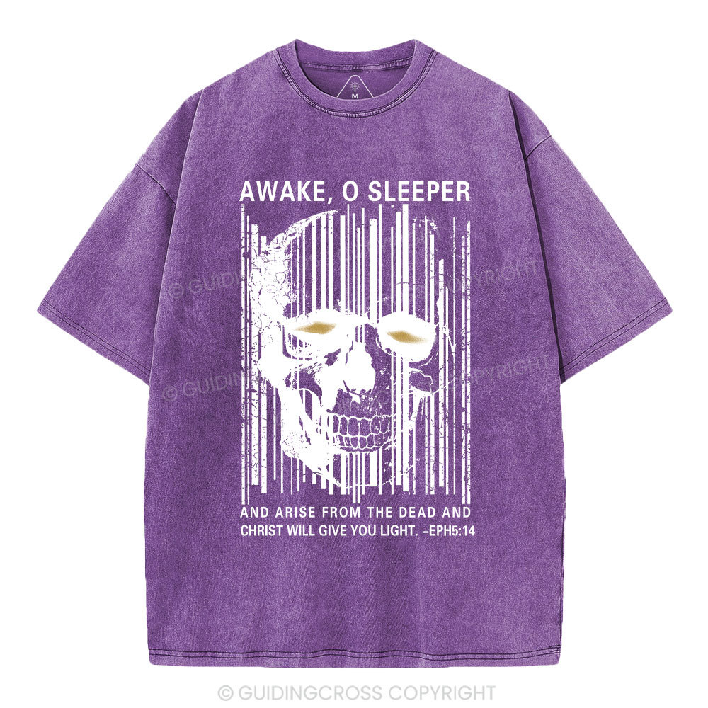 Awake，O Sleeper Christian  Washed T-Shirt