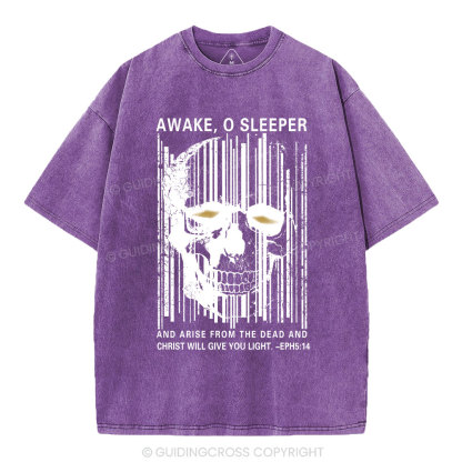 Awake，O Sleeper Christian  Washed T-Shirt