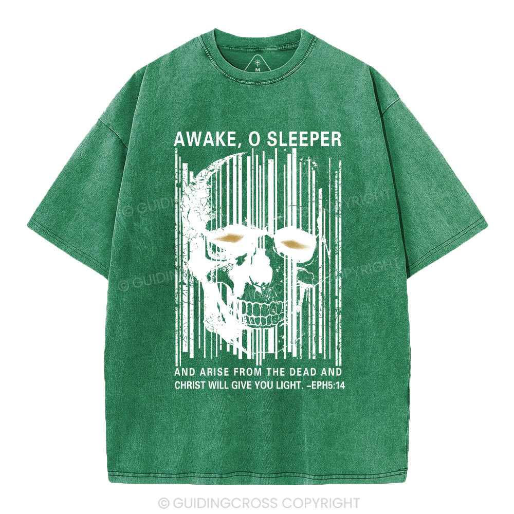 Awake，O Sleeper Christian  Washed T-Shirt