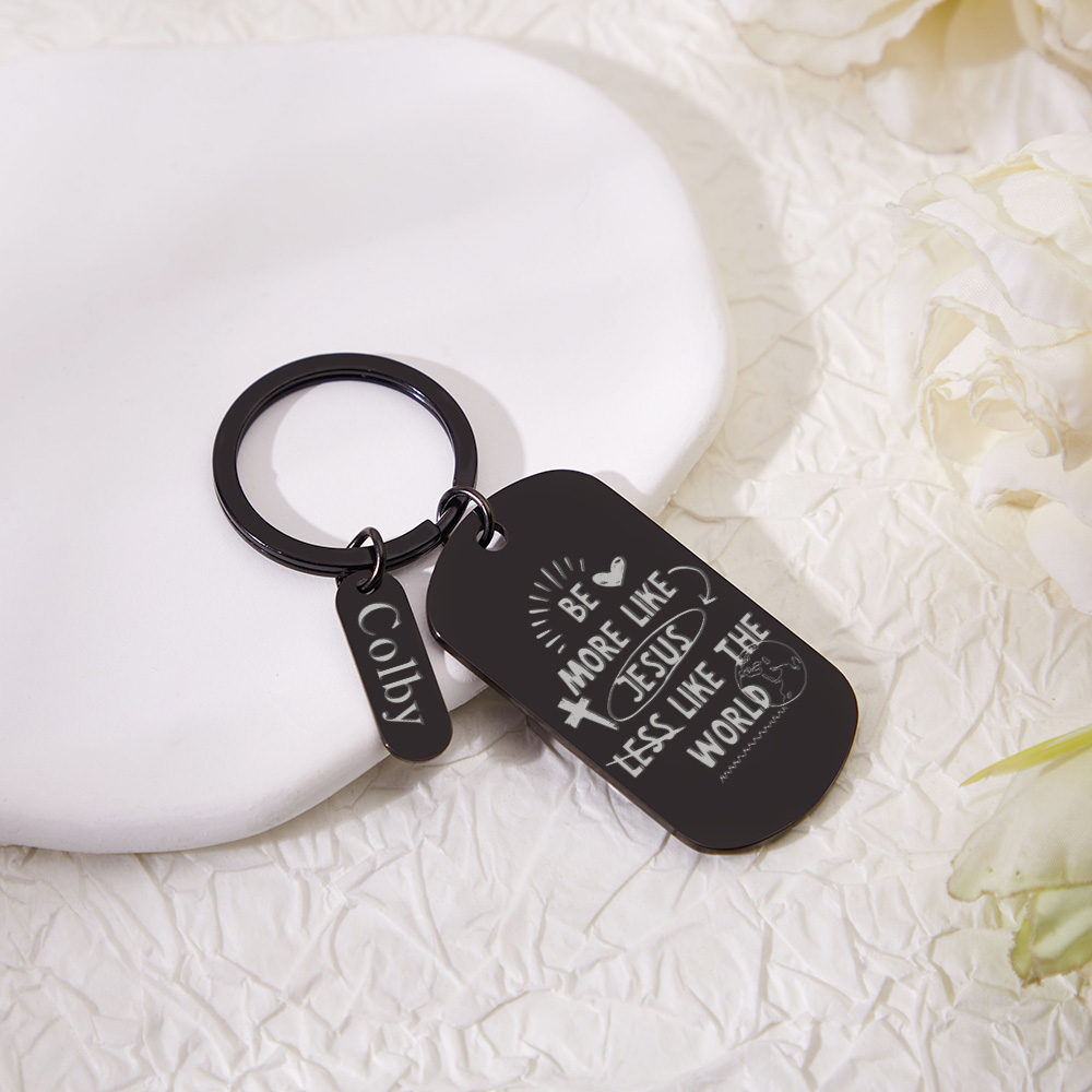 Personalized Christian Keychain