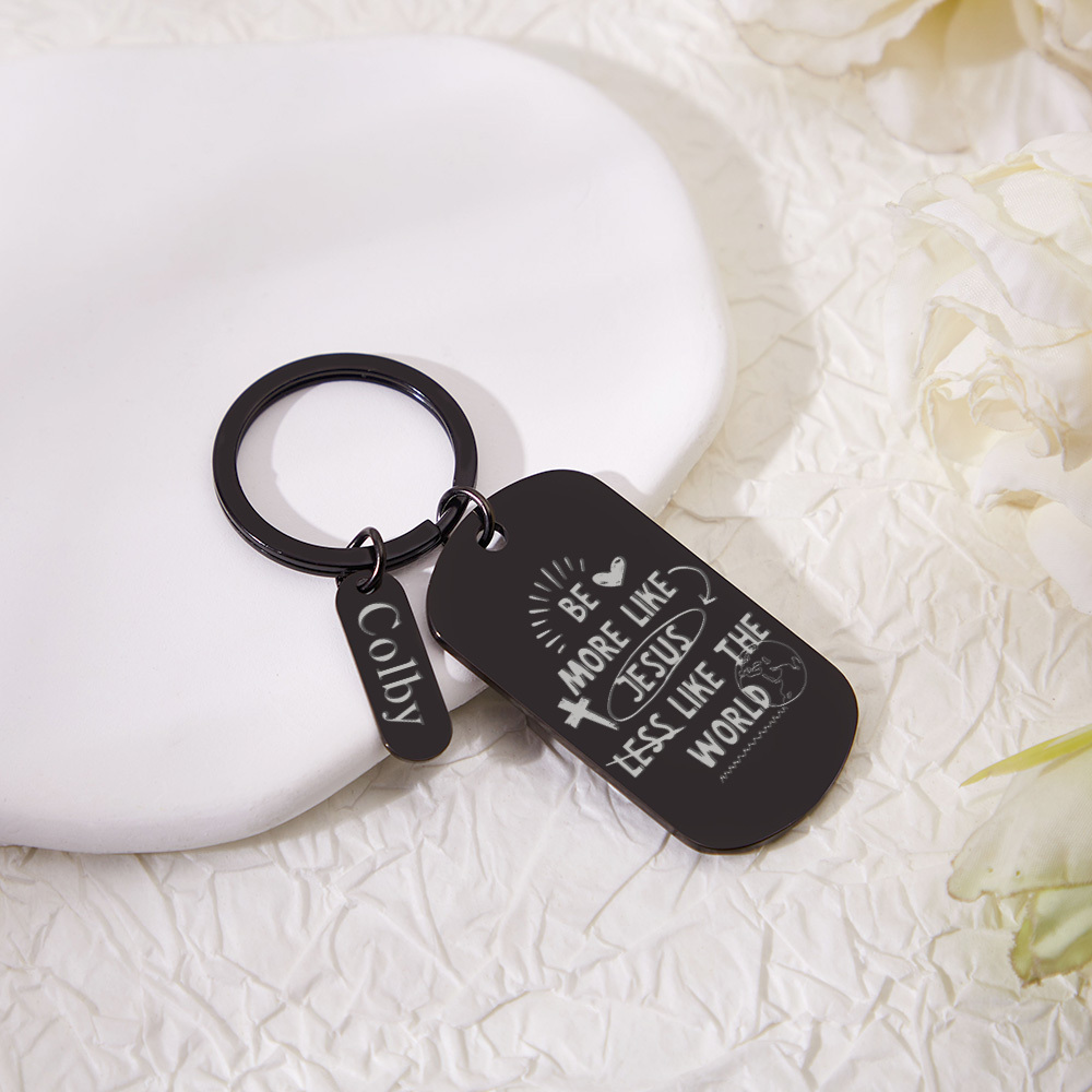 Personalized Christian Keychain