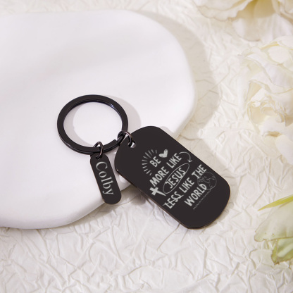 Personalized Christian Keychain