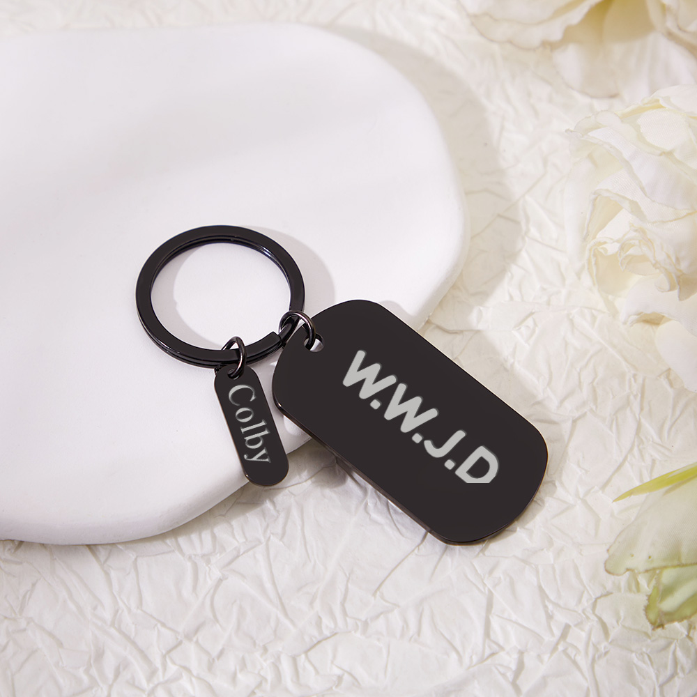 Personalized Bible Verse Keychain