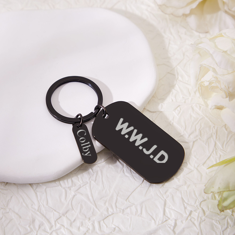 Personalized Bible Verse Keychain