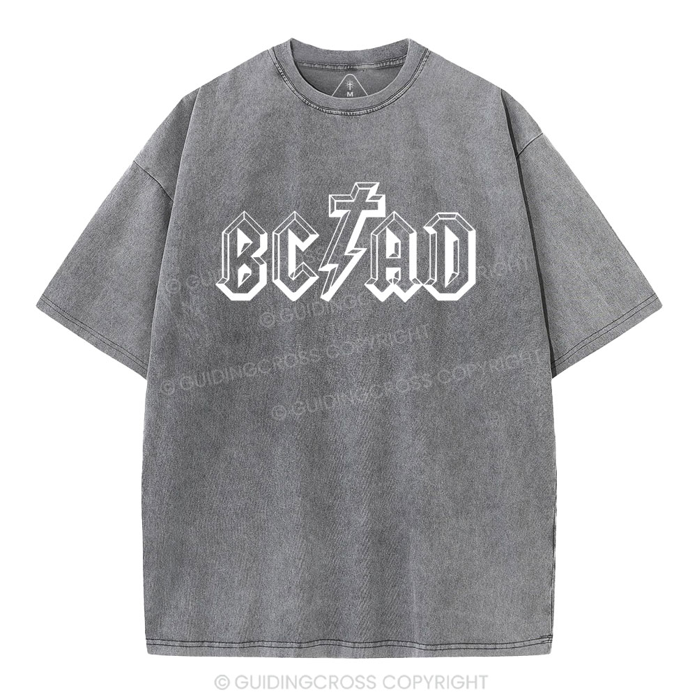 BC And AD The Year Of Lord Christian Washed T-Shirt