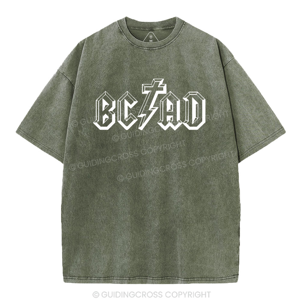 BC And AD The Year Of Lord Christian Washed T-Shirt