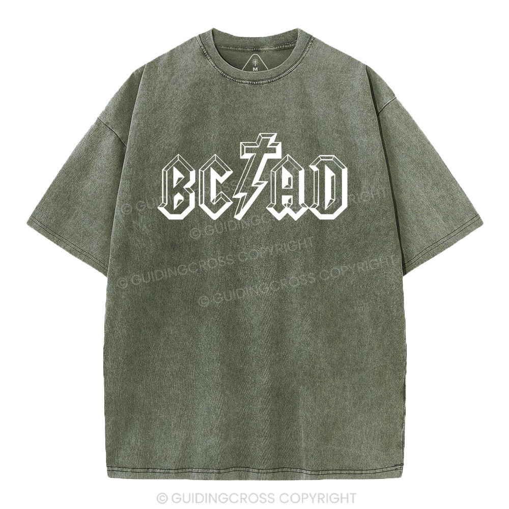 BC And AD The Year Of Lord Christian Washed T-Shirt