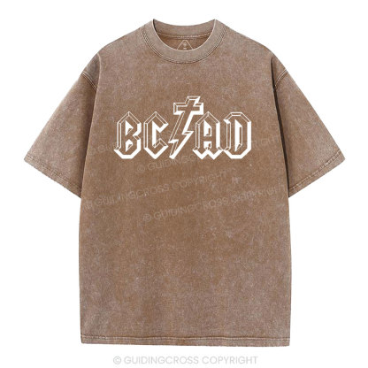 BC And AD The Year Of Lord Christian Washed T-Shirt
