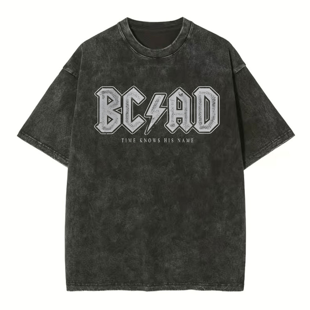BCAD Time Knows His Name Christian Washed T-Shirt