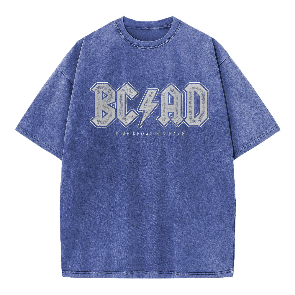 BCAD Time Knows His Name Christian Washed T-Shirt