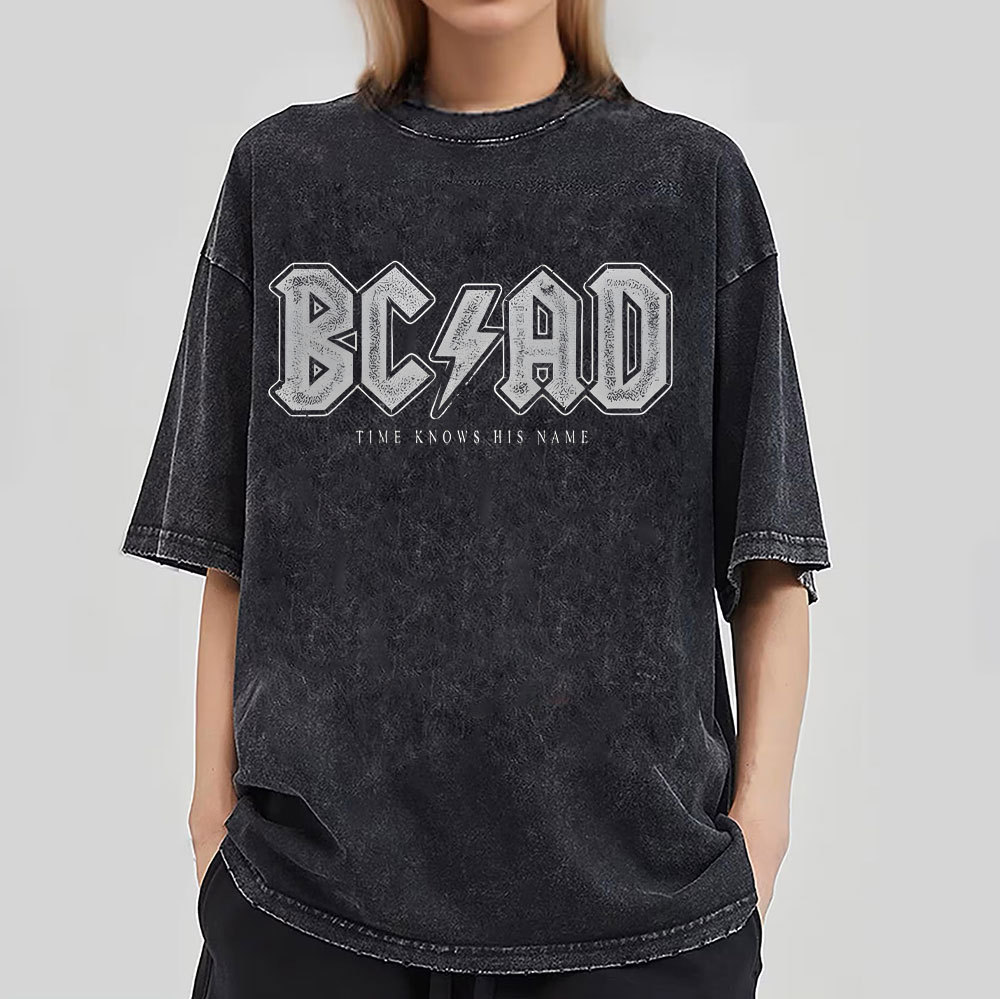BCAD Time Knows His Name Christian Washed T-Shirt