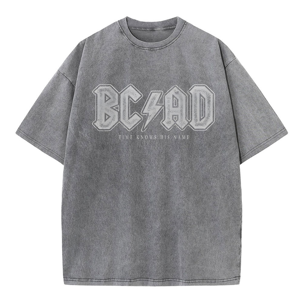 BCAD Time Knows His Name Christian Washed T-Shirt