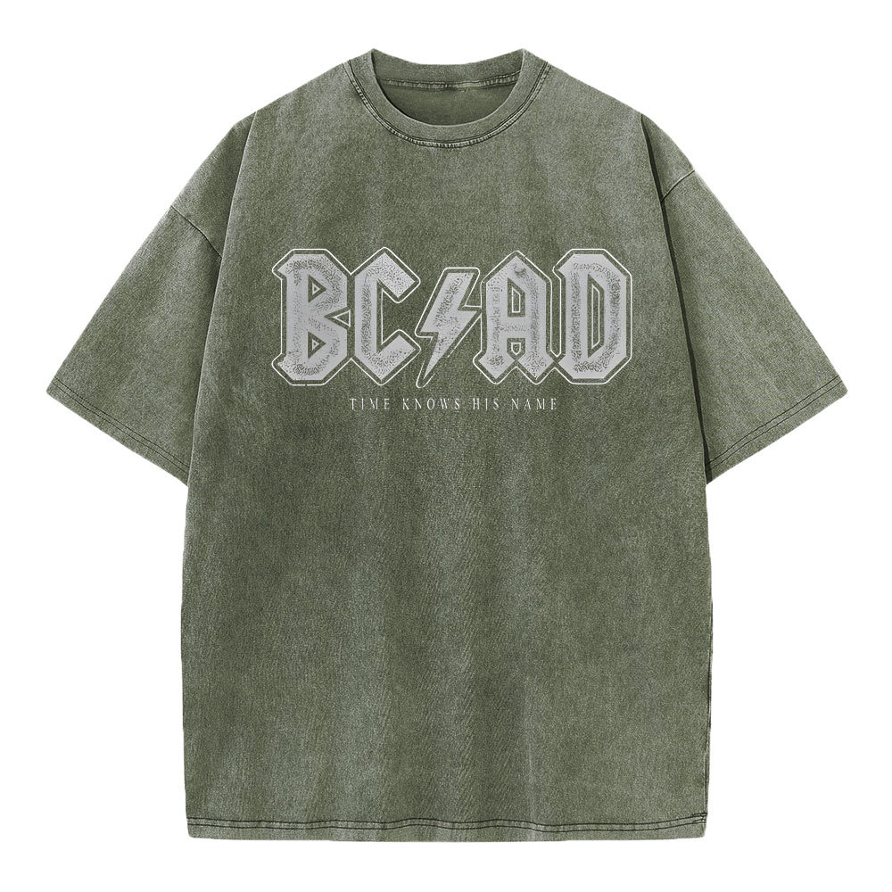 BCAD Time Knows His Name Christian Washed T-Shirt
