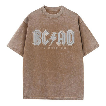 BCAD Time Knows His Name Christian Washed T-Shirt