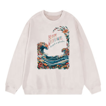 BLoom Wildflowers Chrsitian Washed Sweatshirt