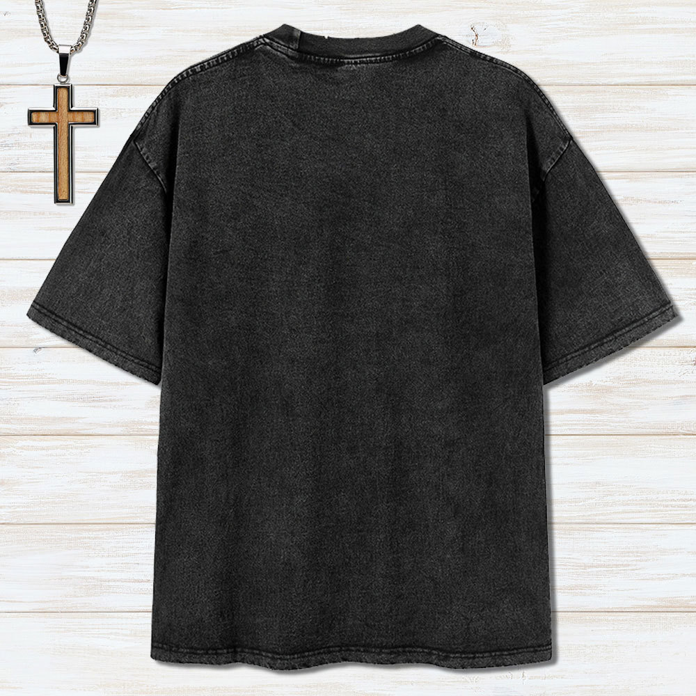 Lion Way Maker Vintage Washed Christian T-Shirt
