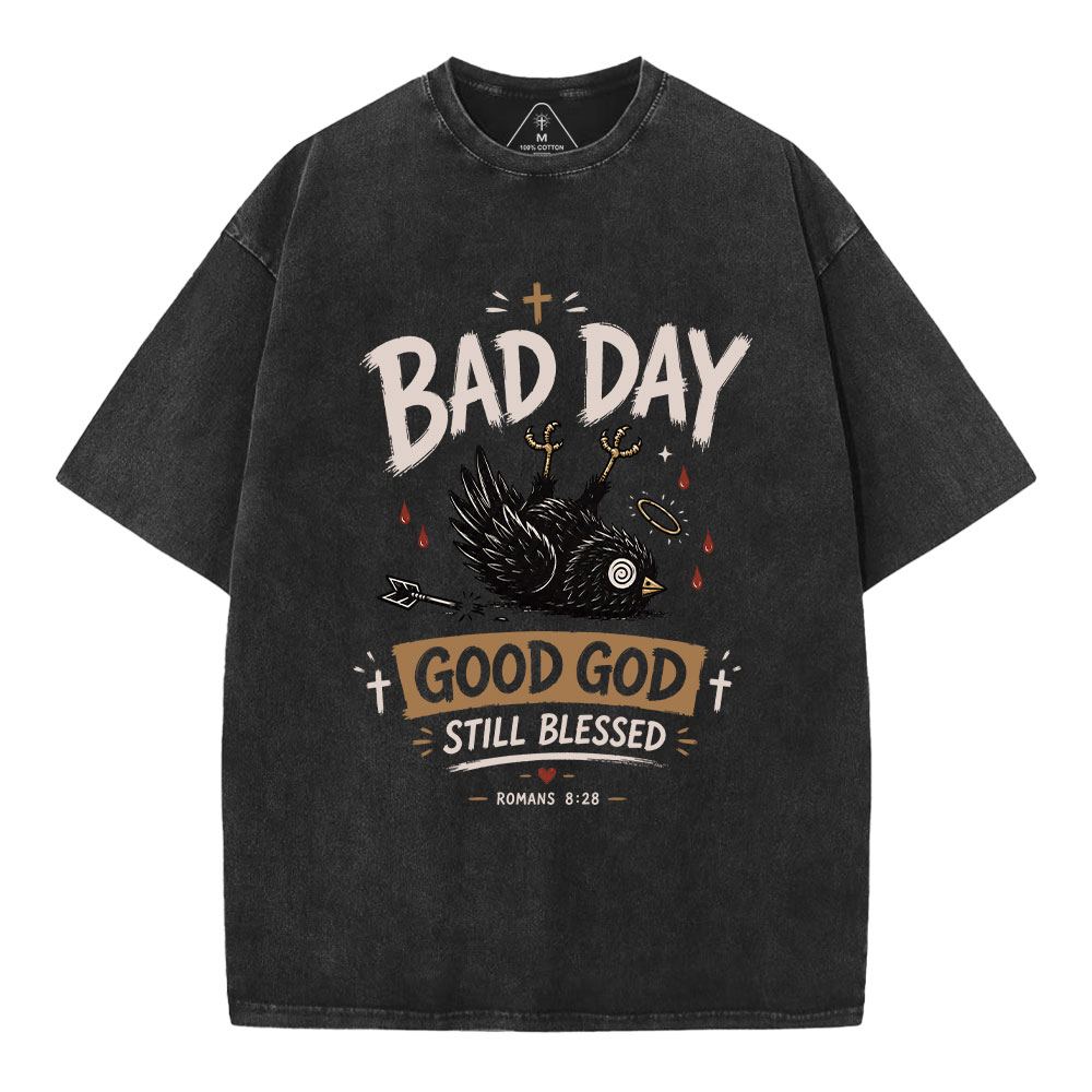 New-Sample Christian Washed T-Shirt双面原件31.95 Sale - GuidingCross