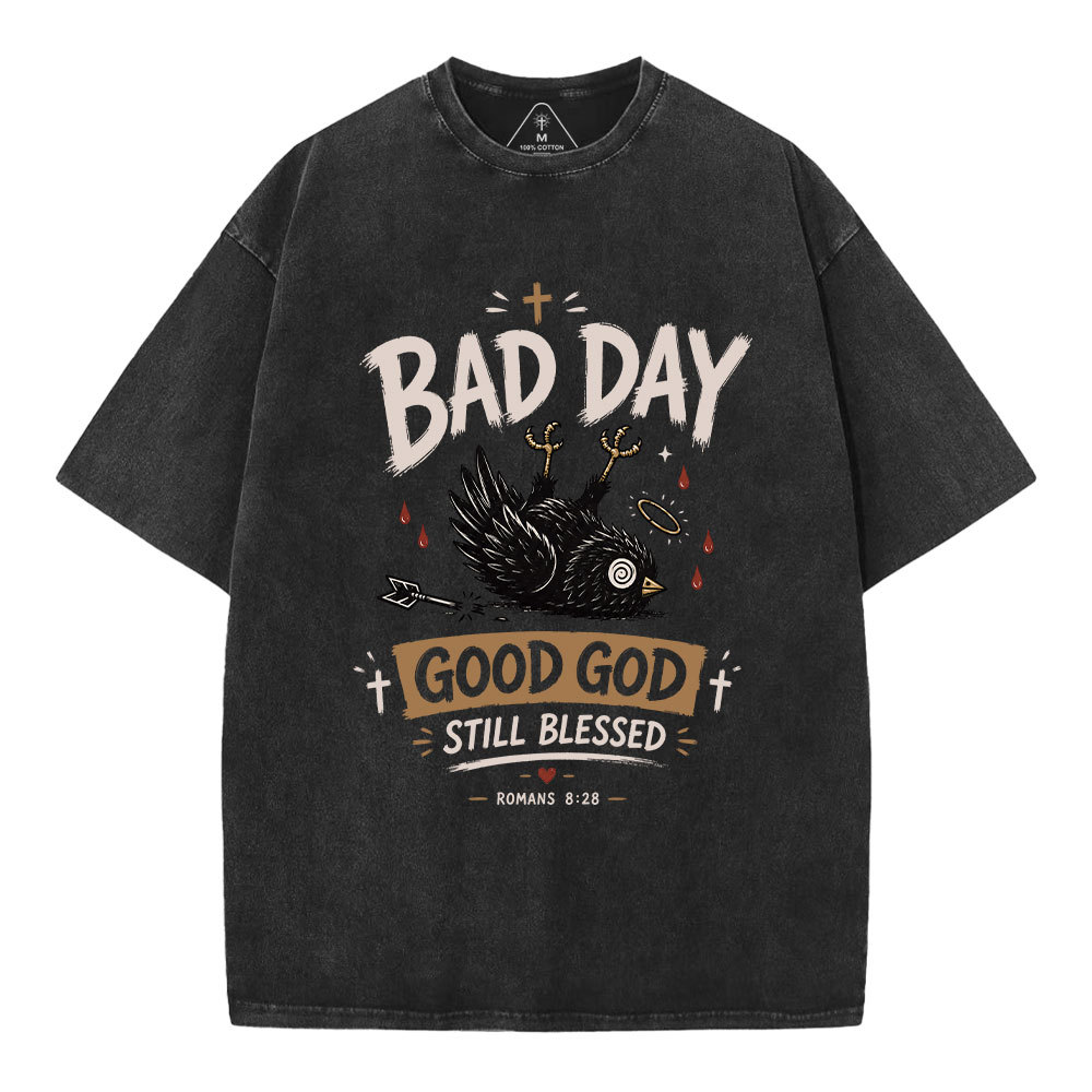 New-Sample Christian Washed T-Shirt双面原件31.95 Sale - GuidingCross