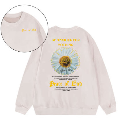 Be Anxious For Nothing Chirstian Washed Sweatshirt
