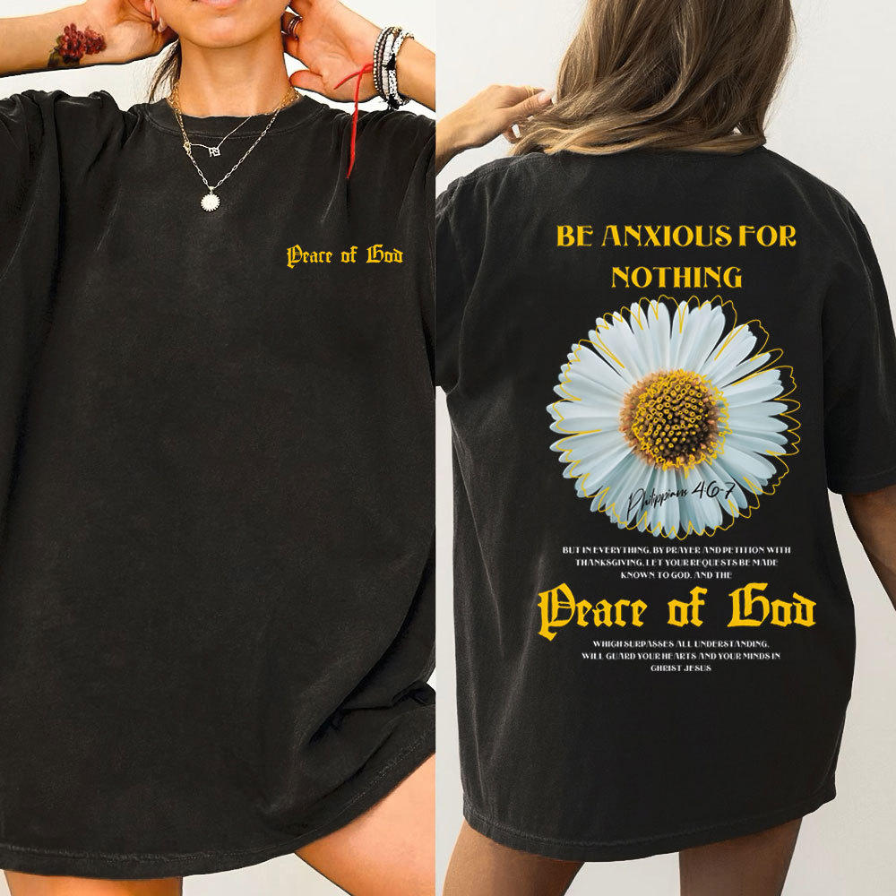 Be Anxious For Nothing Chirstian Washed T-Shirt