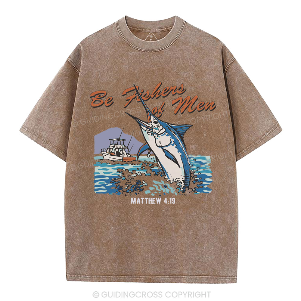 Be Fishers Of Men Christian Washed T-Shirt