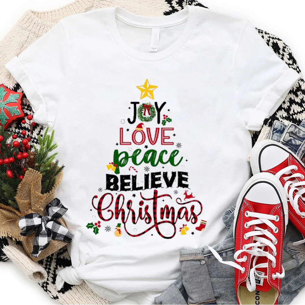 Be Joyful In Christmas Christian T-Shirt