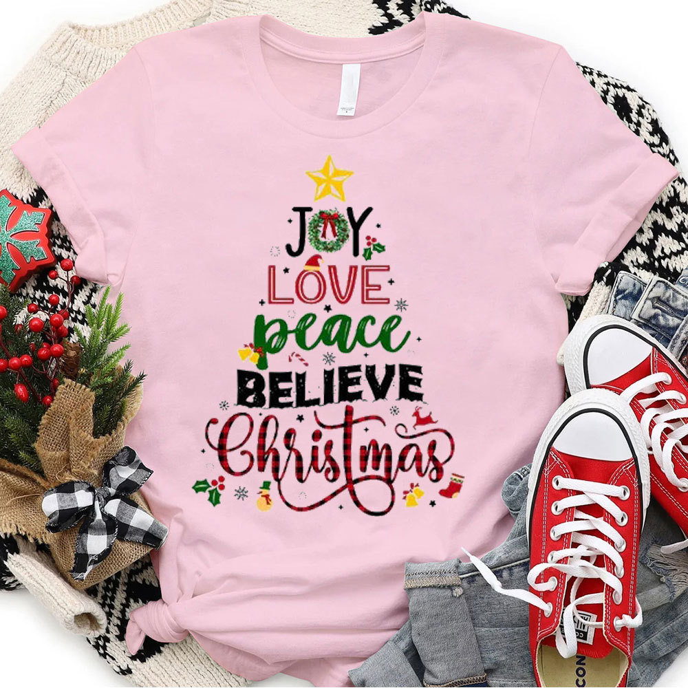 Be Joyful In Christmas Christian T-Shirt