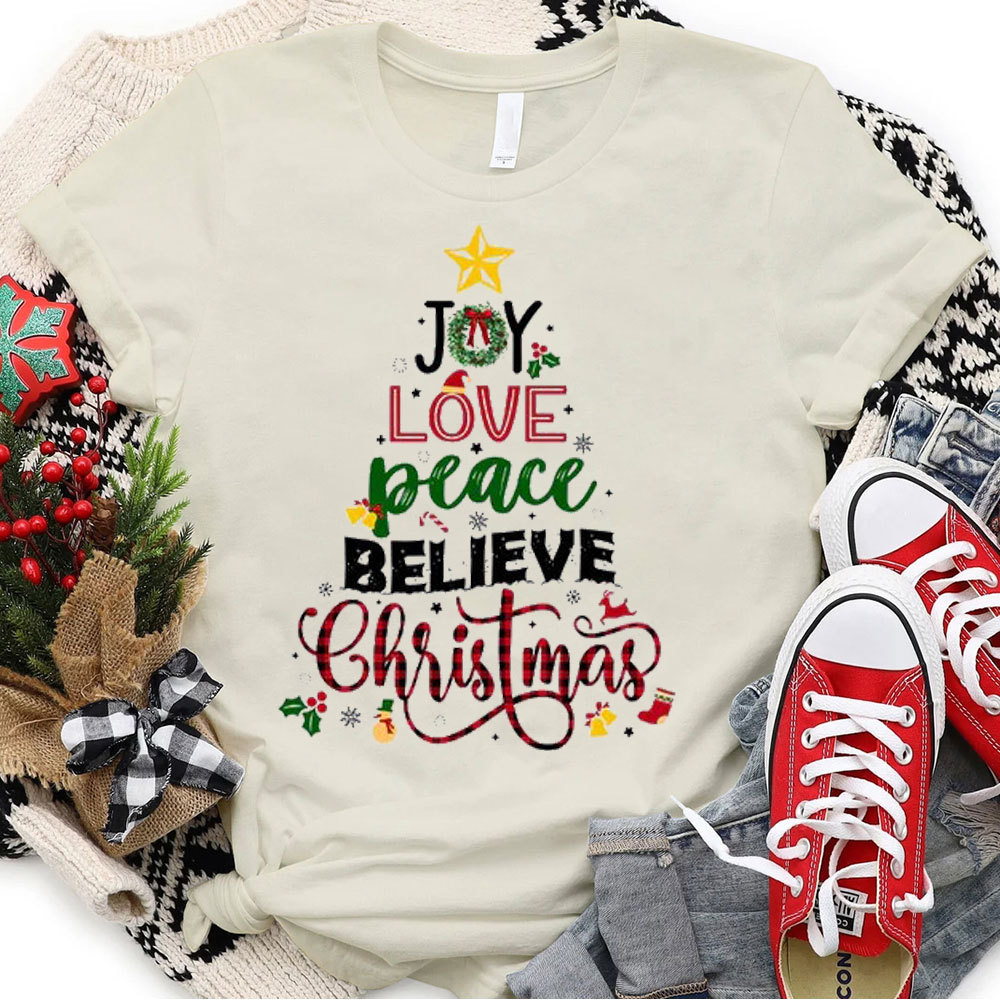 Be Joyful In Christmas Christian T-Shirt