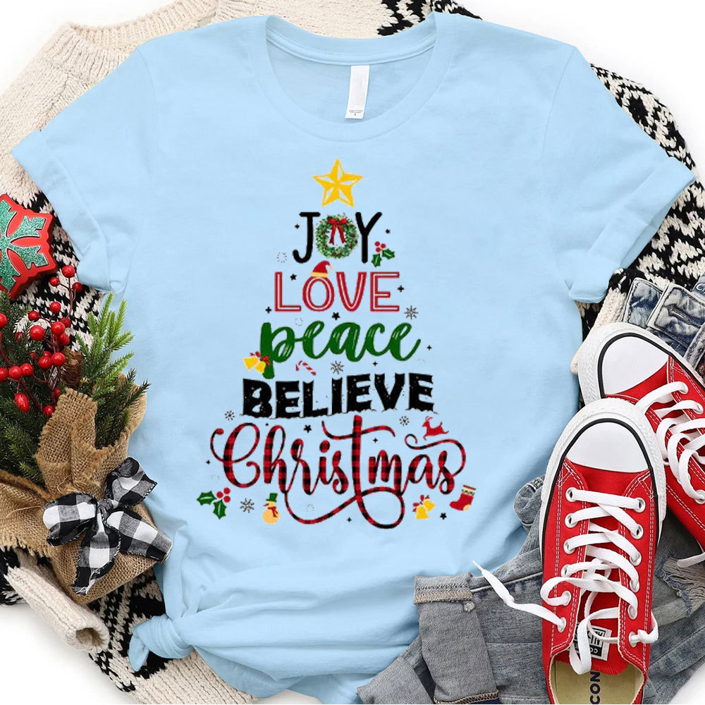 Be Joyful In Christmas Christian T-Shirt