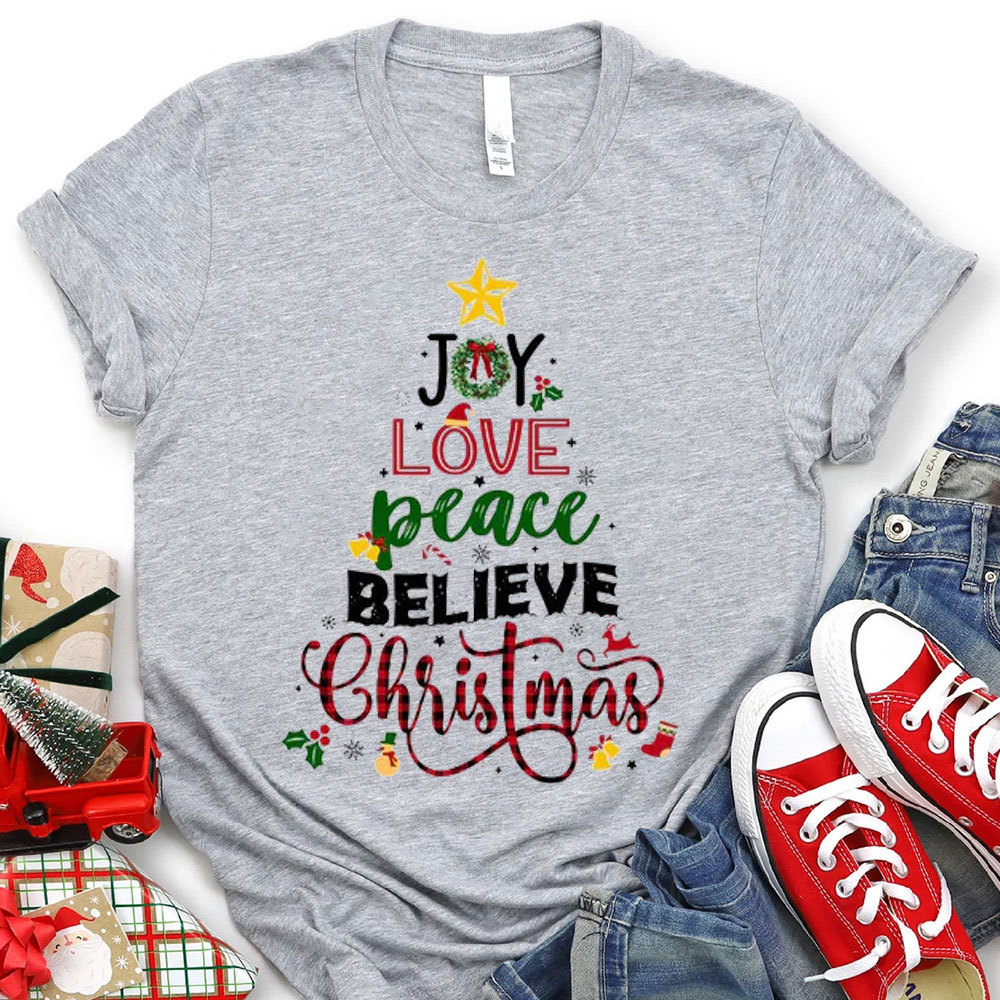 Be Joyful In Christmas Christian T-Shirt