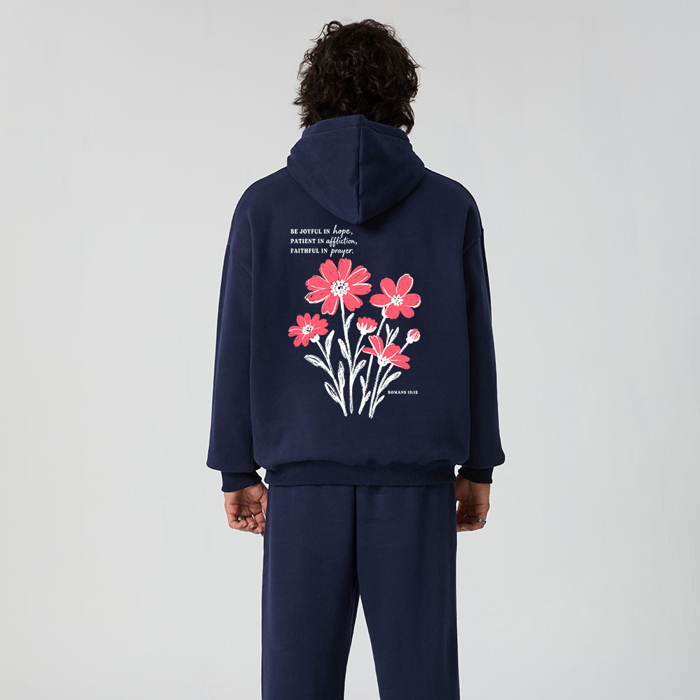 Be Joyful In Hope Premium Fleece Hoodie Set