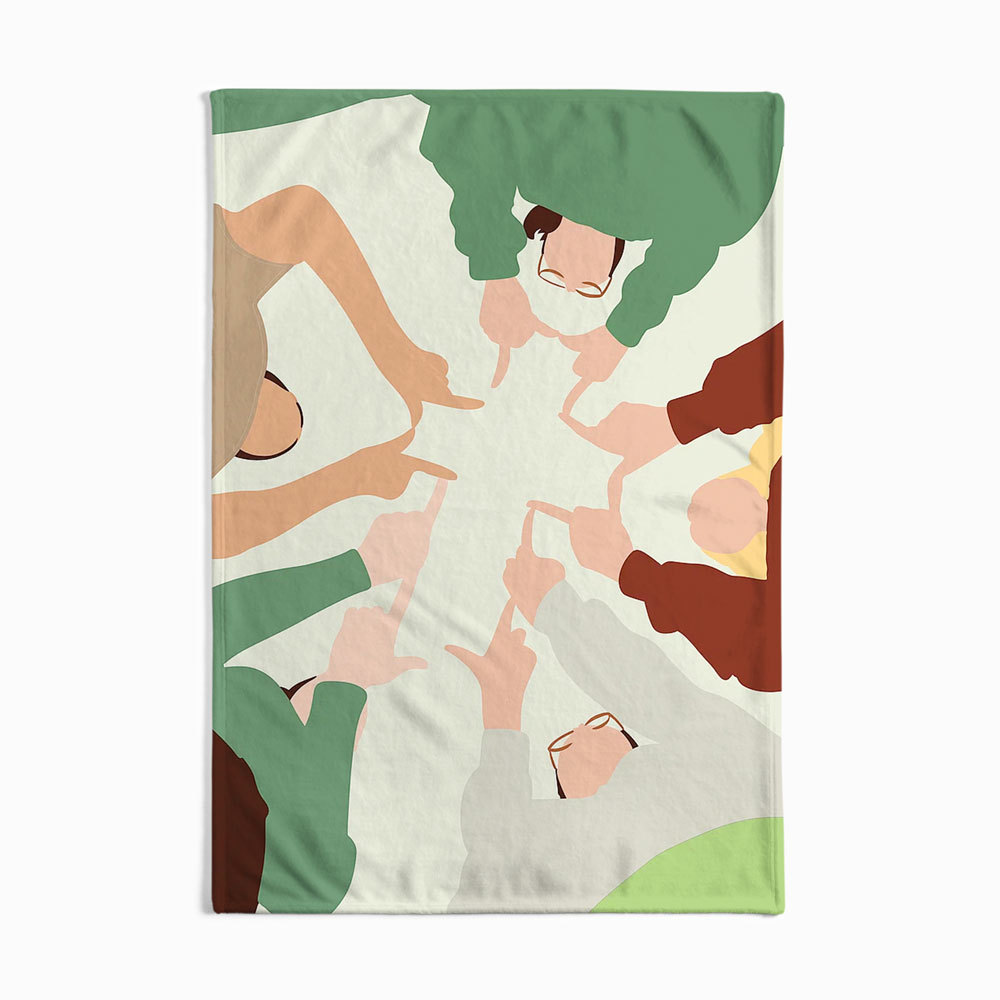 Be Kind And Compassionate To One Another Christian Blanket