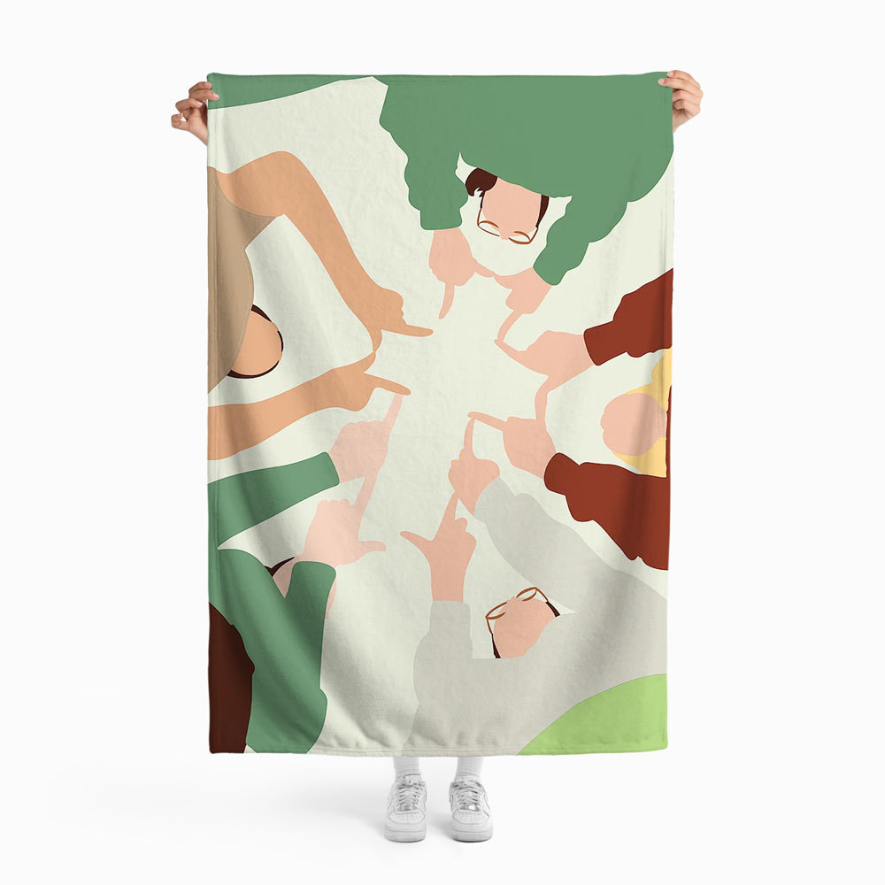 Be Kind And Compassionate To One Another Christian Blanket