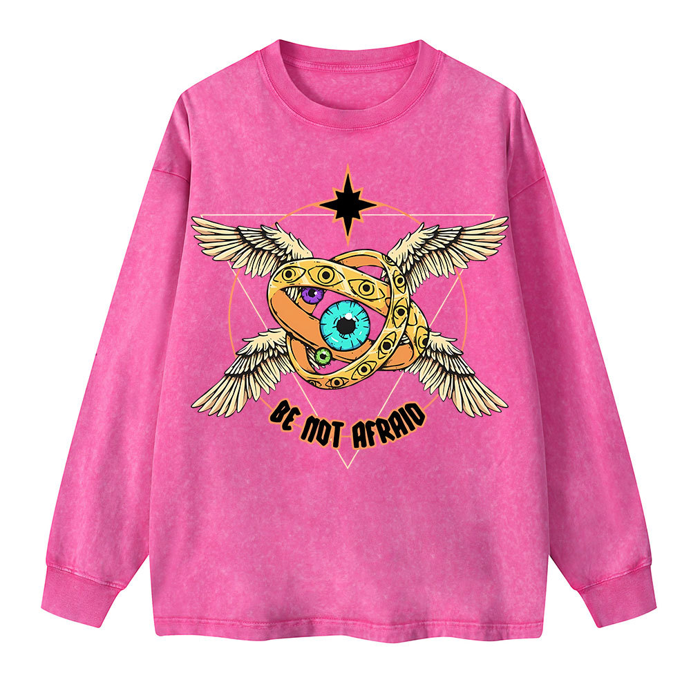 Be Not Afraid Washed Long Sleeve T-Shirt