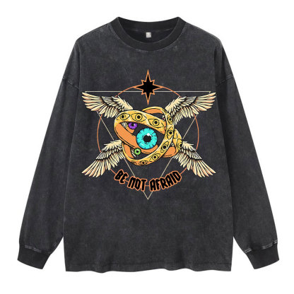 Be Not Afraid Washed Long Sleeve T-Shirt