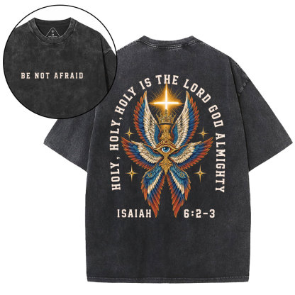 Be Not Afraid Christian Washed T-Shirt