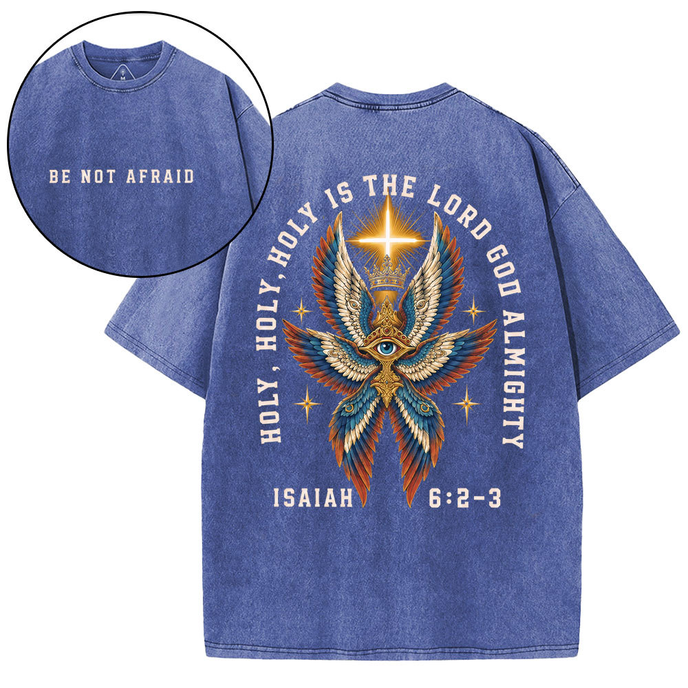 Be Not Afraid Christian Washed T-Shirt