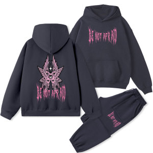 Image of Be Not Afraid Christian Fleece Hoodie Set