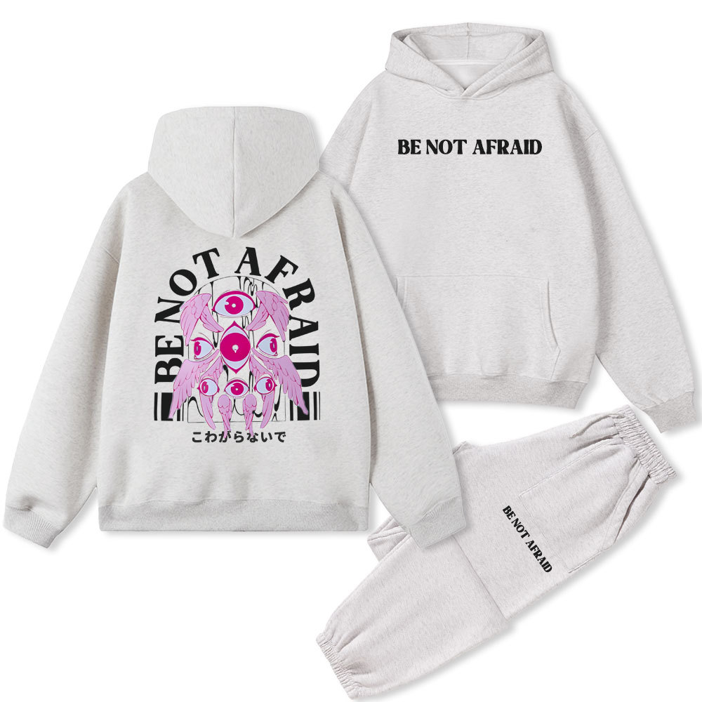 Be Not Afraid Christian Fleece Hoodie Set