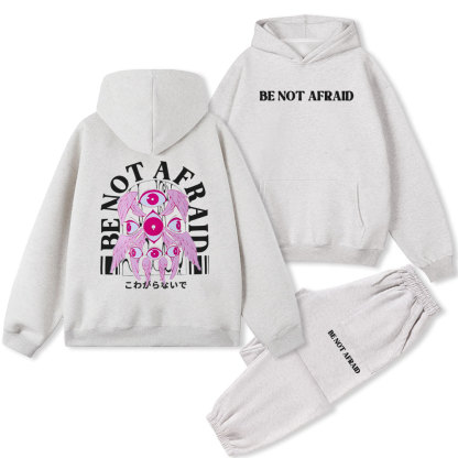 Be Not Afraid Christian Fleece Hoodie Set