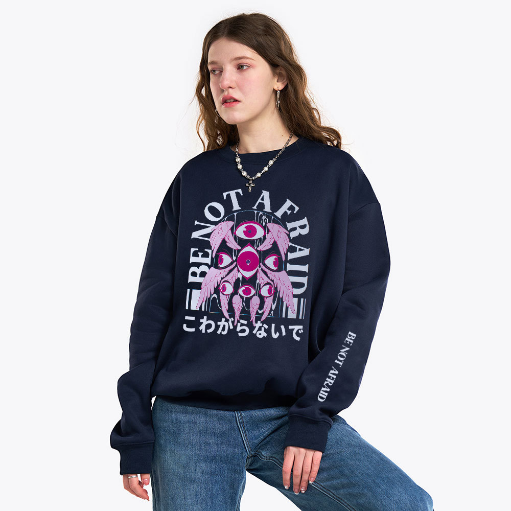 Be Not Afraid Christian Fleece Sweatshirt