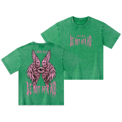 Be Not Afraid Christian Kid Washed T-Shirt