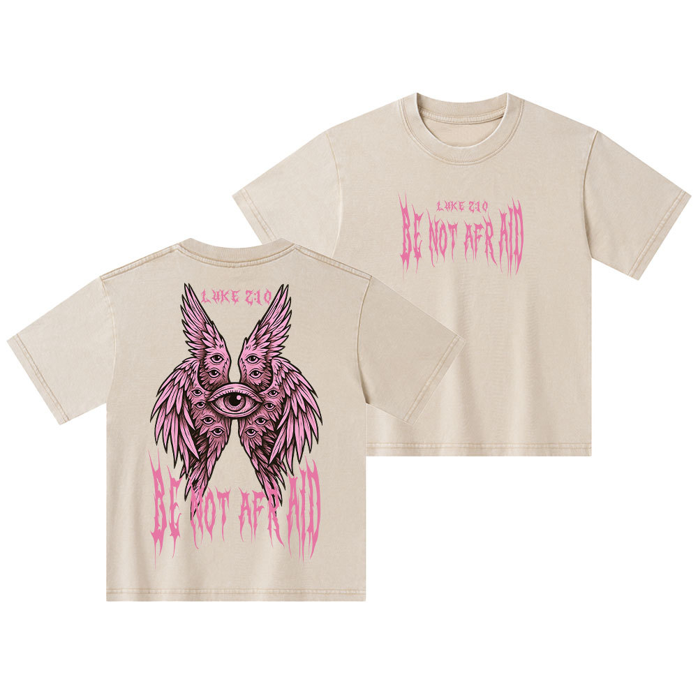 Be Not Afraid Christian Kid Washed T-Shirt