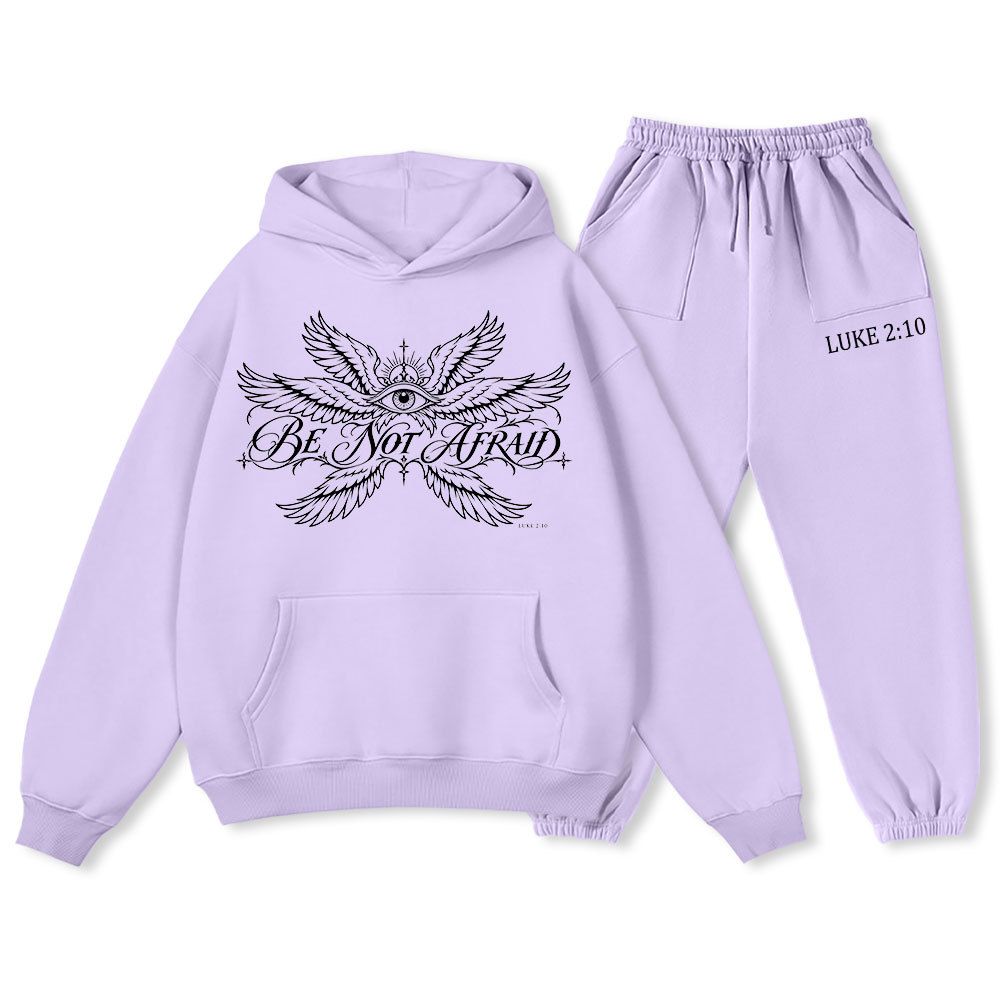 Be Not Afraid Christian Premium Fleece Hoodie Set