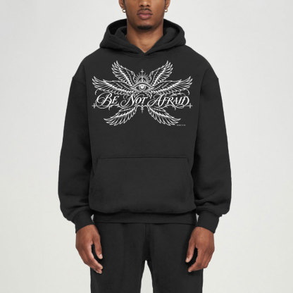 Be Not Afraid Christian Premium Fleece Hoodie Set