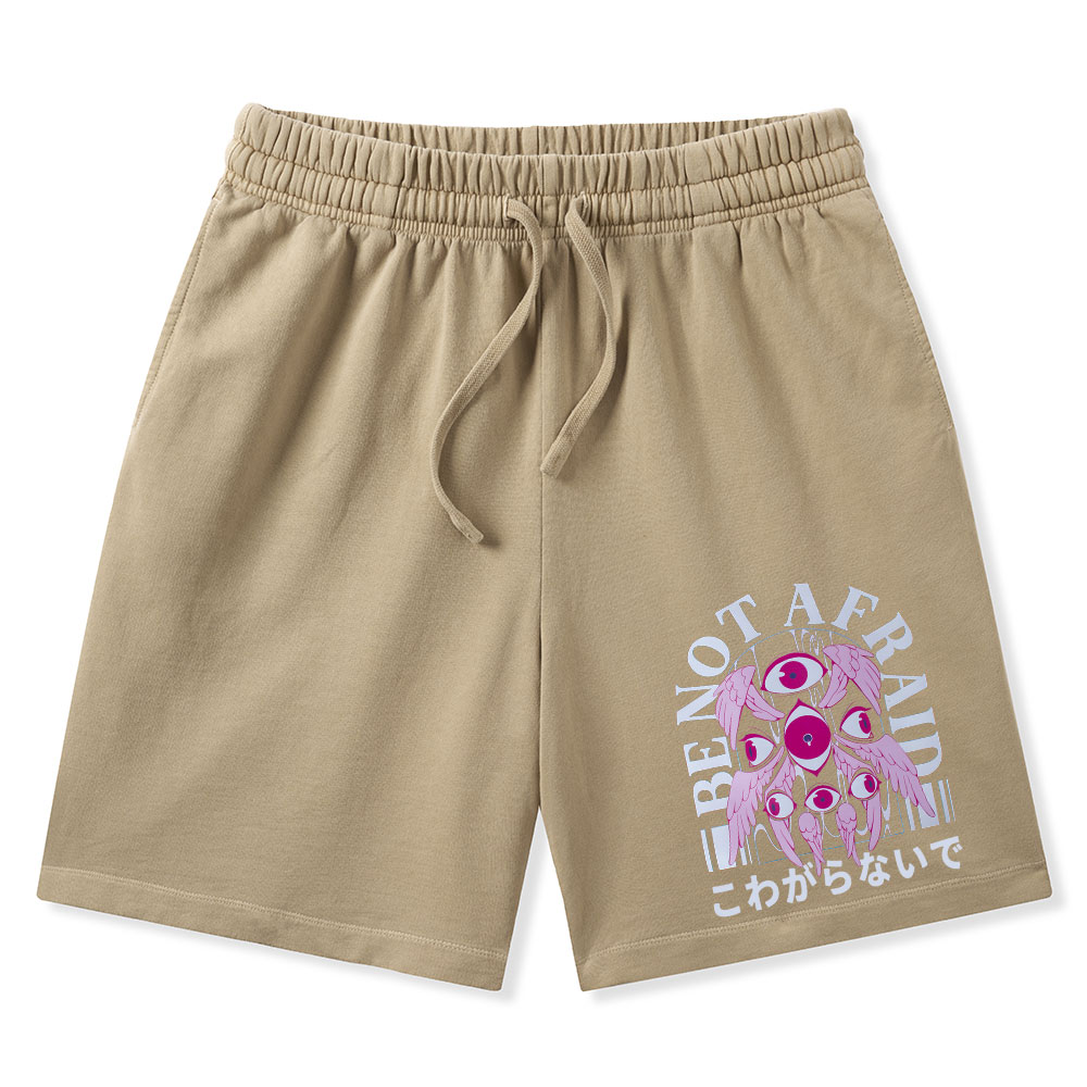 Be Not Afraid Christian Washed Shorts