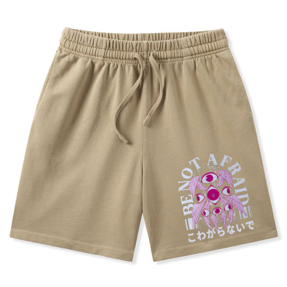 Be Not Afraid Christian Washed Shorts