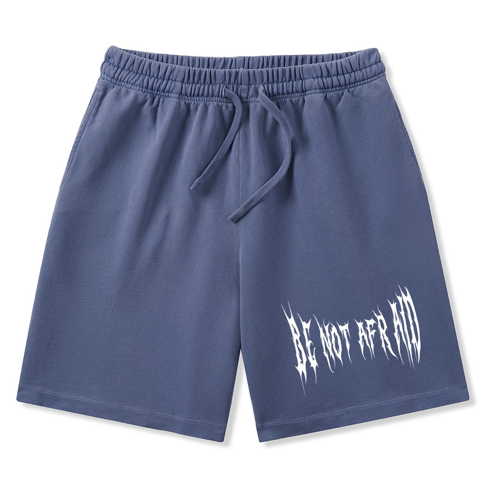 Be Not Afraid Christian Washed Shorts