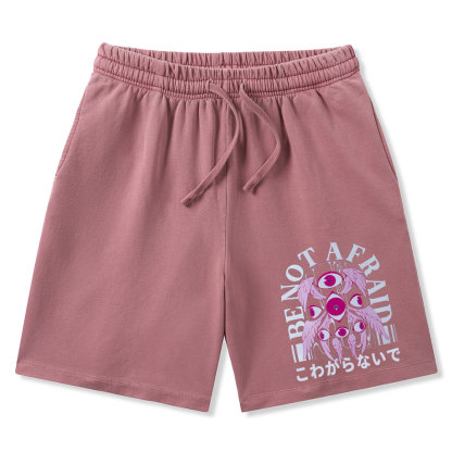 Be Not Afraid Christian Washed Shorts