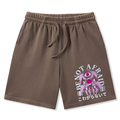 Be Not Afraid Christian Washed Shorts